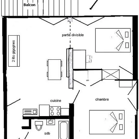 Le Serro Torre - 2/3 Pieces 6/7 Pers - Le Cerro Torre - 036ct - Plagne Centre Mae-5954